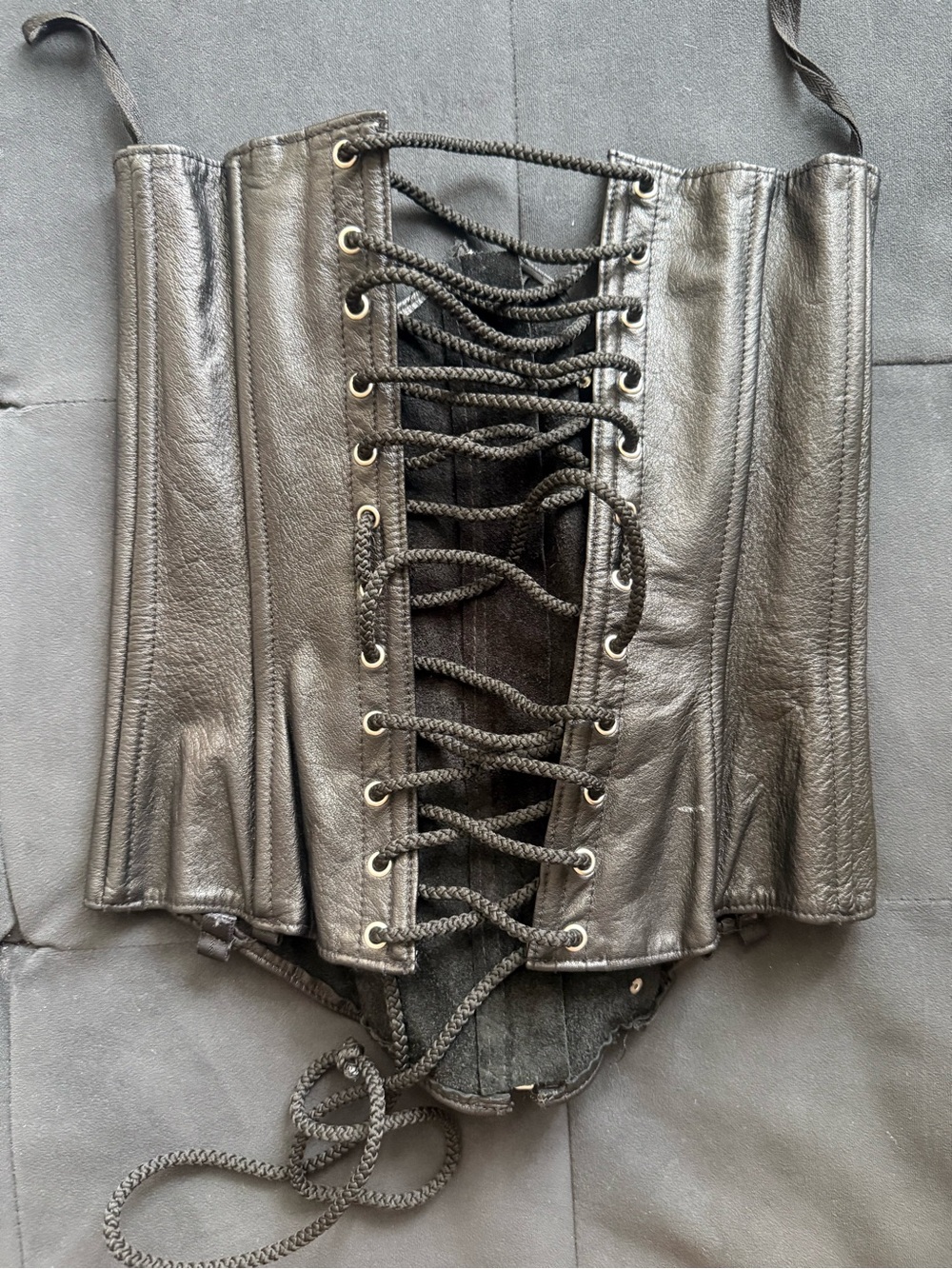 Allure  lingerie Leather Corset - Picture 6 of 9
